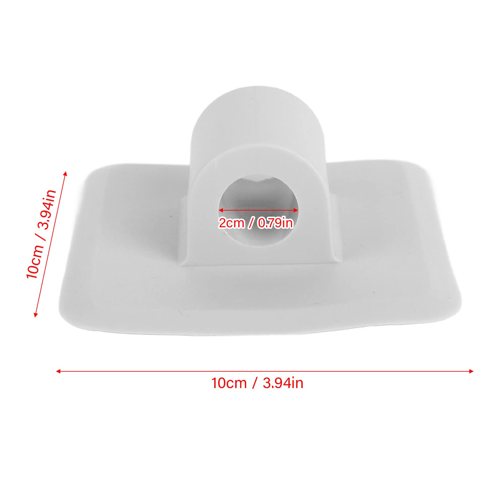 3 Pces Boat Motor Support Buckle, Rubber Boat Fixing Bracket Buckle Inflatable Boat Kayak Motor Fixed Buckle Bracket for Yacht(Grey)