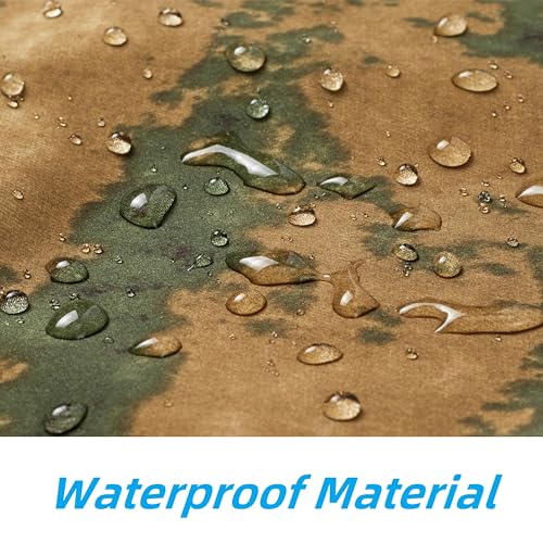 Image of Rain Suit, Rain Gear for Men Waterproof, Camo Rain Jacket, Lightweight Rain Coat
