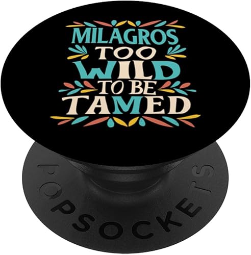 MILAGROS Name Cute Retro Girls Wildflower MILAGROS Name PopSockets Standard PopGrip