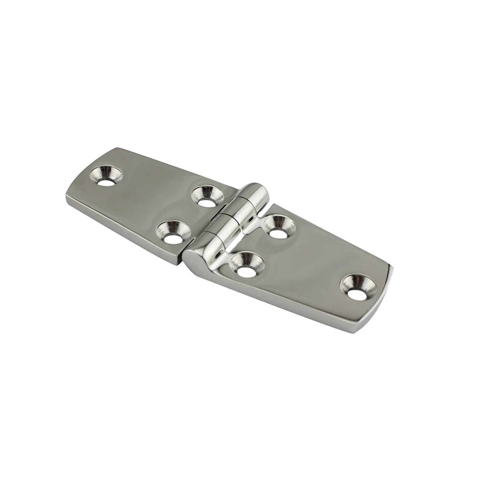 Axylqjvznc 38X102mm 2Pcs 316 Stainless Steel Cast Strap Hinges – 6-Hole Marine Door With Mirror Polish (76Mm / 102Mm)
