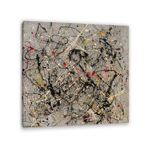 Tableau Abstrait Peinture moderne pour salon, impression sur toile 60x60cm de tableaux célèbres