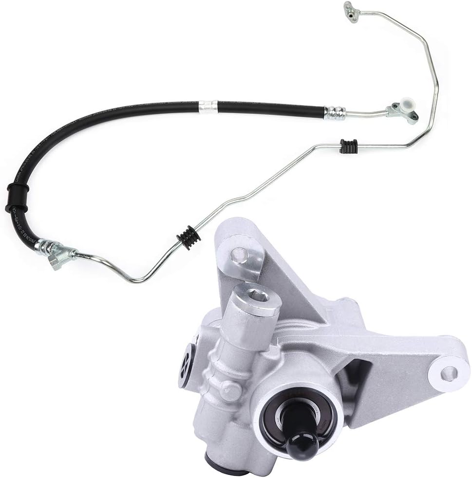 ROADFAR Power Steering Pump With Pressure Hose Replacement Fit for 21-5290 53713S0KA04 1999-2003 for Acura TL