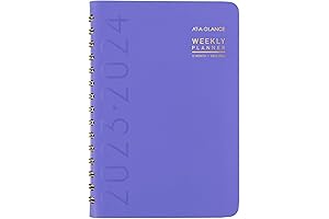 2023-2024 Academic Planner, Weekly & Monthly, 5" x 8", Small, Monthly Tabs,...