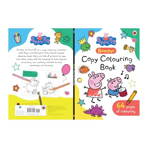 Image of Peppa Pig: Bumper Copy Colouring Book - 64 Copy Colouring Activity Book