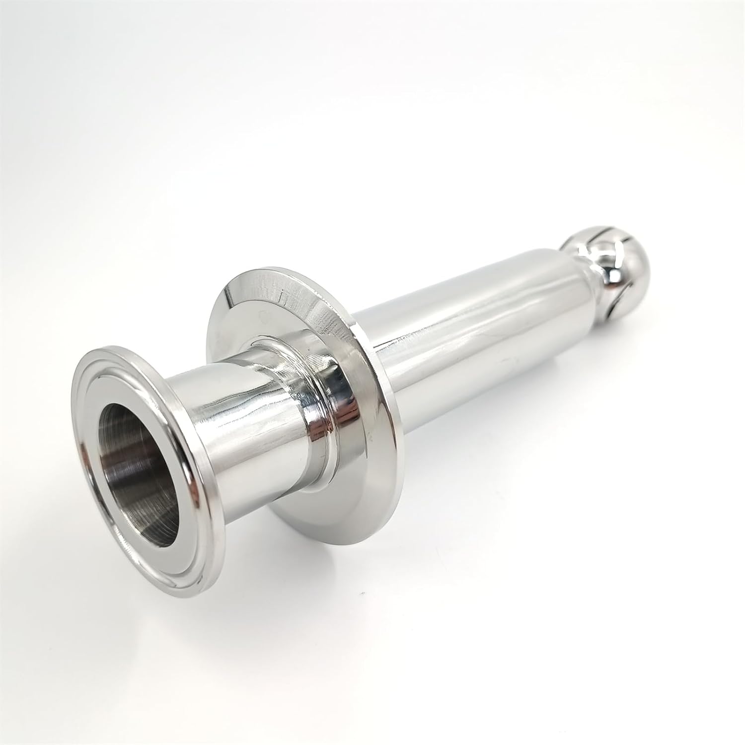 360 Degree Rotary CIP Cleaning Spray Ball 1.5 inch Tri Clamp Inlet to 2 inch Tri Clamp Cap Stainless Steel 304 (1.5inch TC to 2inch TC)