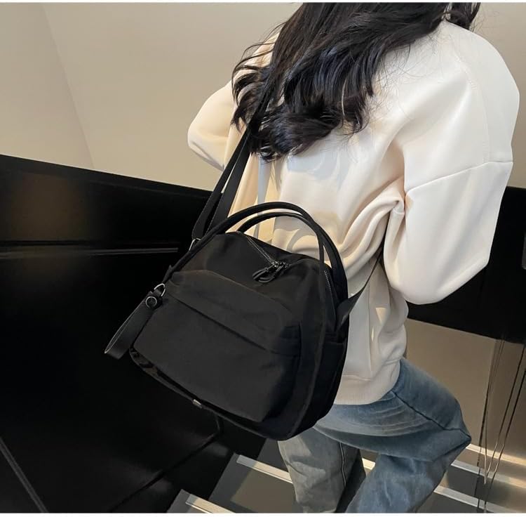 Nylon Crossbody Bags for Women Shoulder Handbag Casual Everyday Purse Lightweight Top Handle Cross Body Bag - Image 2