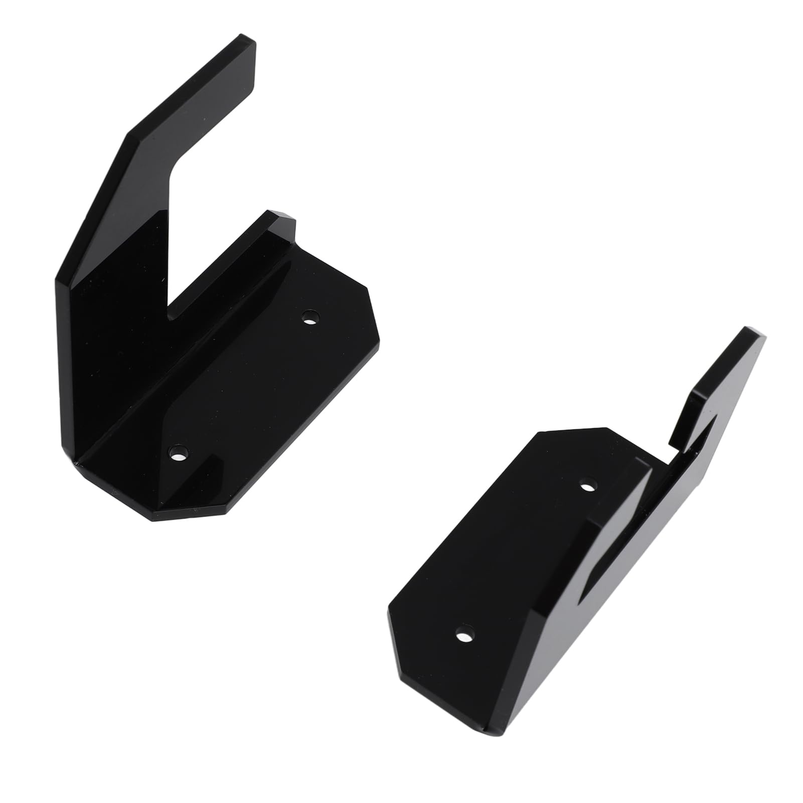 Soporte de Espada Horizontal de Hoja Plana, Soporte Acrílico de Montaje en Pared Estable para Exhibición del Hogar y la Empresa, Estante de Espada con Kit de Tornillos (BLACK)