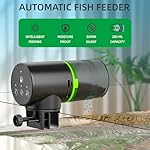 FREESEA Automatic Fish Feeder for Aquarium: Auto Fish Food Dispenser with Timer for Small Tank Betta Turtle - Battery Vacation Self Feeding for Flakes - Image 2