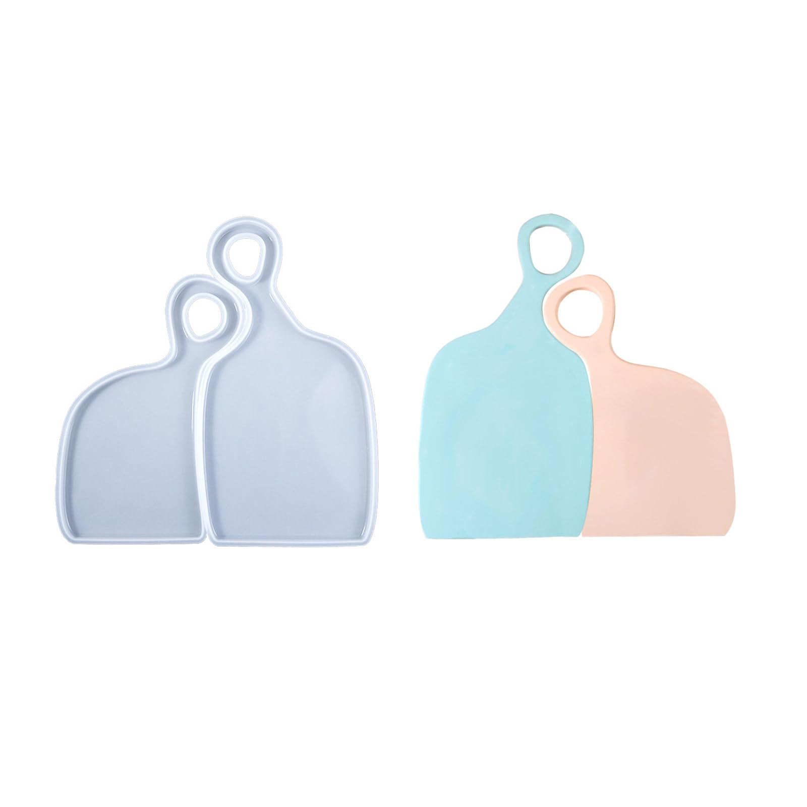 Stampo in silicone fatto a mano in resina epossidica per vassoio da portata per gioielli piastra di stoccaggio stampo per San Valentino decorazione domestica