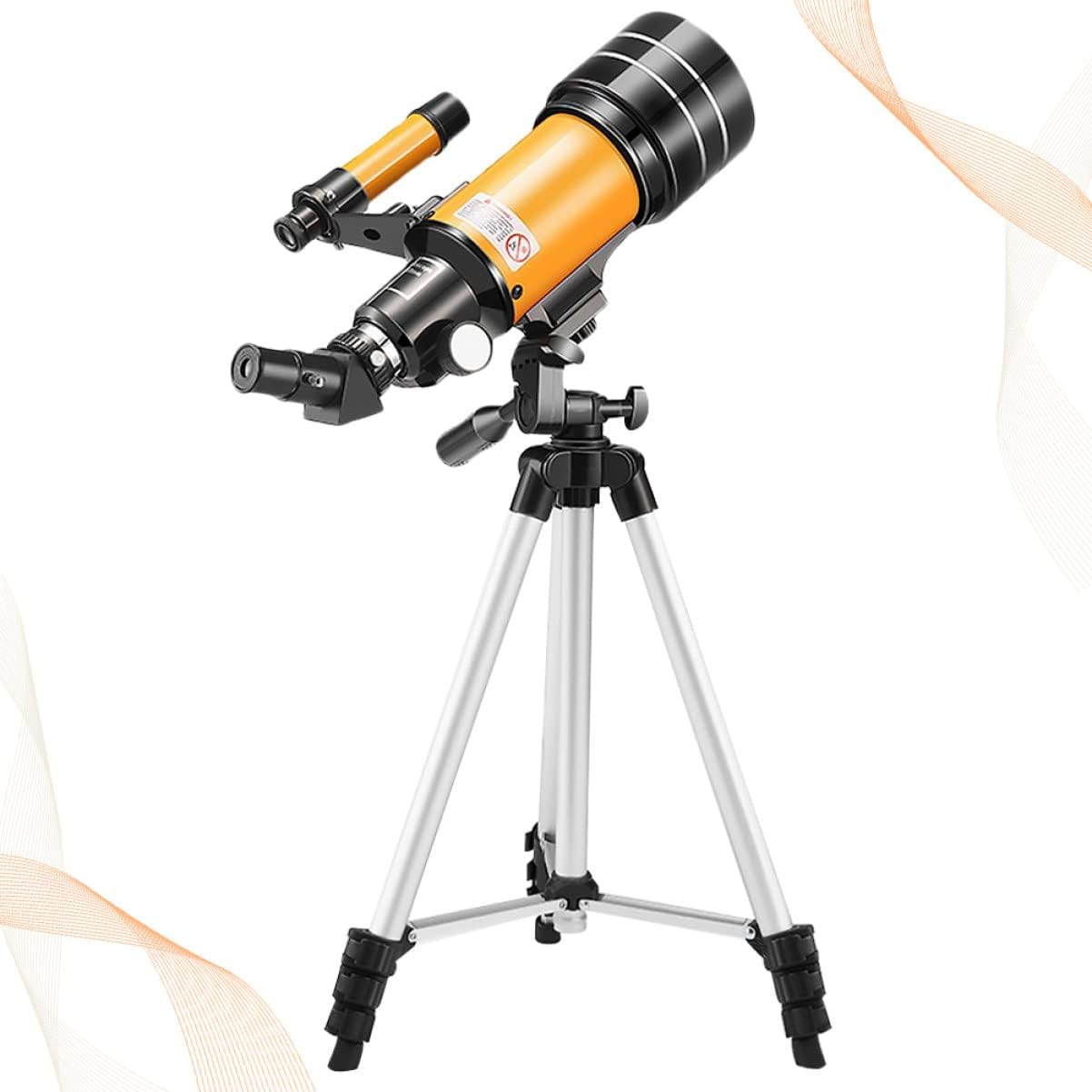 1Pc Space Astronomical Telescope with Adjustable Portable Tripod for Night Sky Viewing Night Accessories Included for Beginners and Stargazing Enthusiasts
