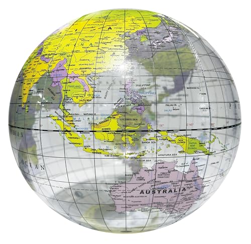 Globe Balle IGARASHI Clair en vinyle transparent pour jeux aquatiques