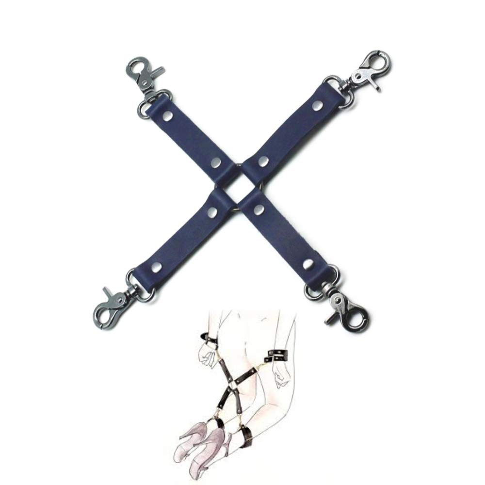 革　拘束　ＳＭ Amazon | SM グッズ 高級 本革 拘束具 ホグタイ 十字 レザー Liebe Seele リーベゼーレ (ネイビー) | Liebe  Seele | SM