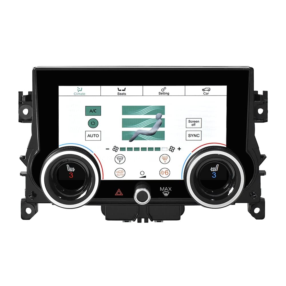 Pannello LCD Touch Screen da 7 Pollici per Climatizzatore per Land Rover Range Rover Evoque 2012-2018, Display Smart per Controllo del Clima, Plug and Play