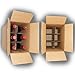 Produktbild 10x Weinkarton, Flaschenkarton 6 Flaschen z.B. 0,75l Bordeaux Weinflaschen