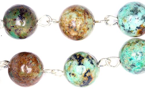 Gemstone One Decade Pocket Rosary (African Turquoise Jasper) #TOP2