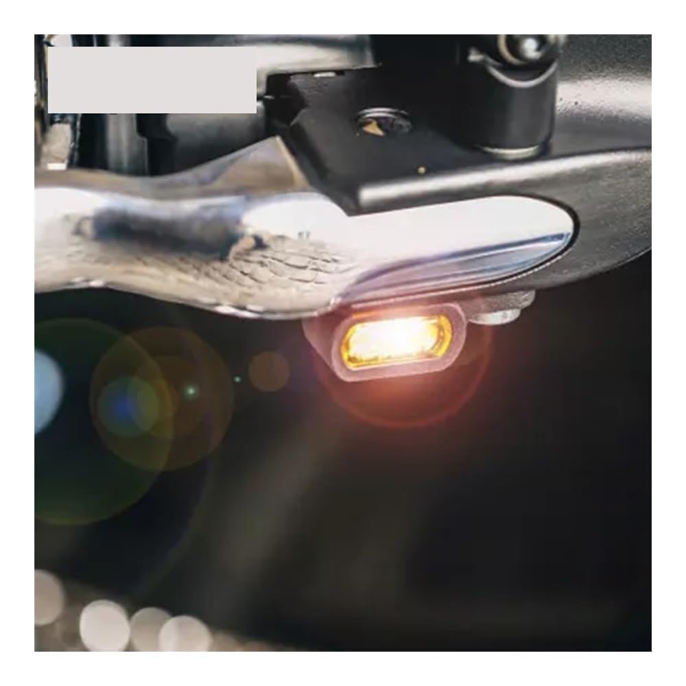 Clignotant de Moto Mini Clignotants pour Motos, 2 Pièces, Feux De Course, Clignotants De Guidon, Lampes pour Ha&rley Davidson pour Touring