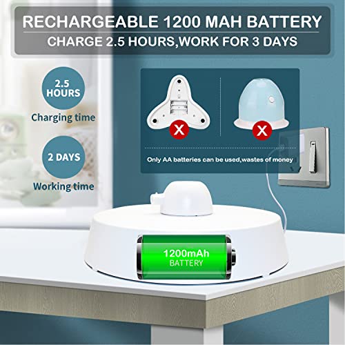 Valonii 2-In-1 Rechargeable Motion Activated Interactive Cat Toys For Indoor Cats, Long Lifetime Motor Cat Chasing Toy For Exercise/Moving Butterfly/Feather Wand Kitten Toys #TOP3