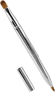 Quacc Double-ended Lip Makeup Brush, Retractable Lip Brush for Lipstick,...