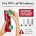 Tyroler Magnetic Window Cleaner Tool | The Glider D4 Double-Sided Window Cleaner Tool Fits Windows 0.1