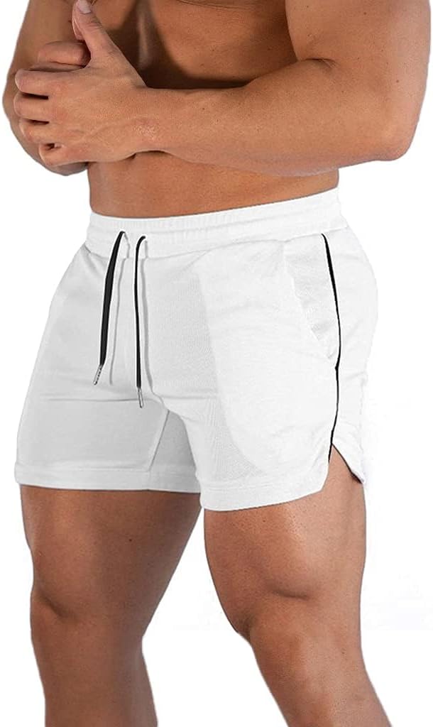 sandbank Men's 5" Gym Workout Short,Quick Dry Active Running Bodybuilding Shorts with Pockets - Image 4