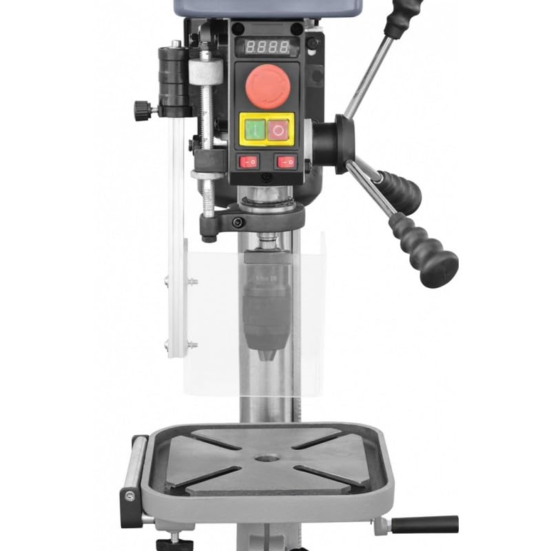 CORMAK Taladro de mesa Z7016 Vario, 700 W, capacidad de perforación de 16 mm, 350-2400 rpm, 230 V