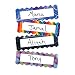 Dowling Magnets Zigzags & Lightning Magnetic Name Plates, Set of 16(DO-735215)