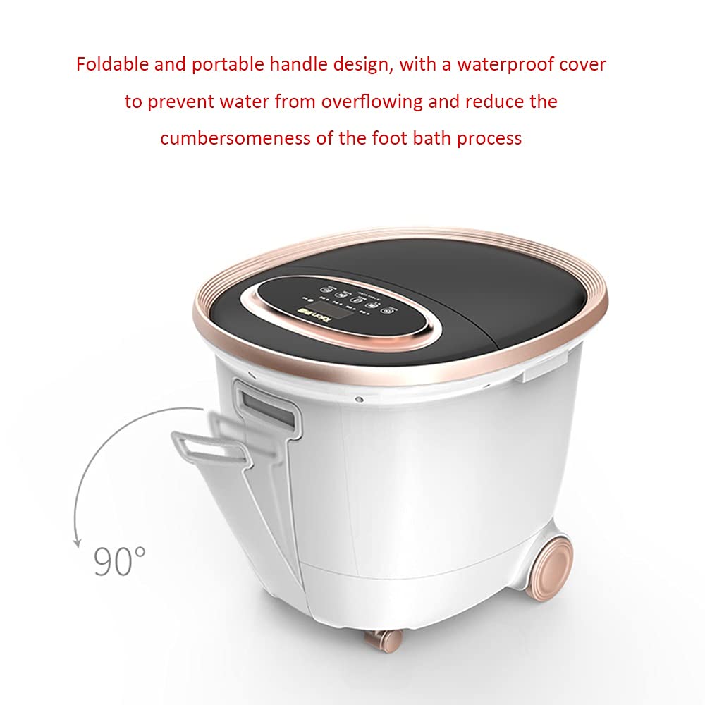 FUFU Hydro Massager Pedicure Bathtub, Cubo de baño de pie de Familia Todo en uno, Bañera de Masaje de Fisioterapia, Kit Pedicure