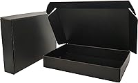 Vista 55 de Cajas de envío negras para pequeñas empresas, paquete de 20 cajas de cartón corrugado de 12 x 8 x 3 pulgadas para envío, embalaje, regalos