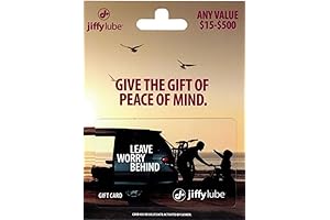 Jiffy Lube Gift Card: A Convenient Way to Keep Your Car Clean