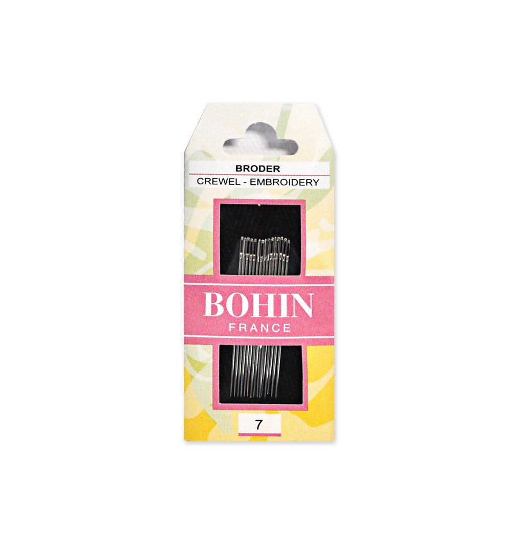 Bohin Black France Crewel Embroidery Needles Sizes 7