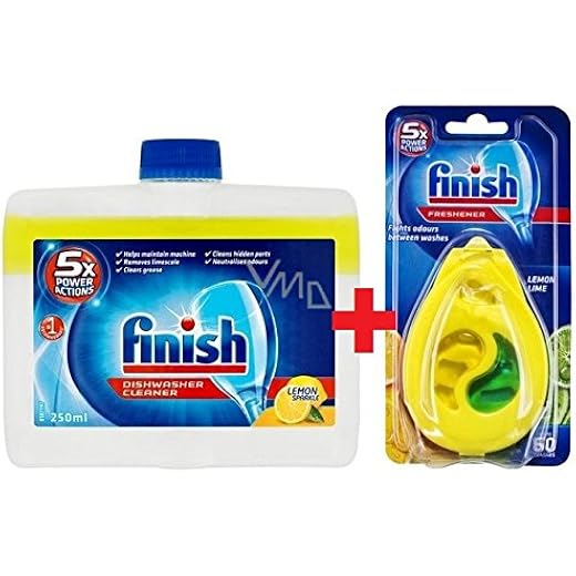 Finish Dishwasher Cleaner + Freshener Lemon
