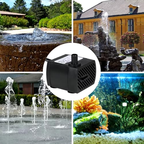 Bomba Submersa Aquário Bebedouro Pet Fontes Hidroponia Bivolt 180lh