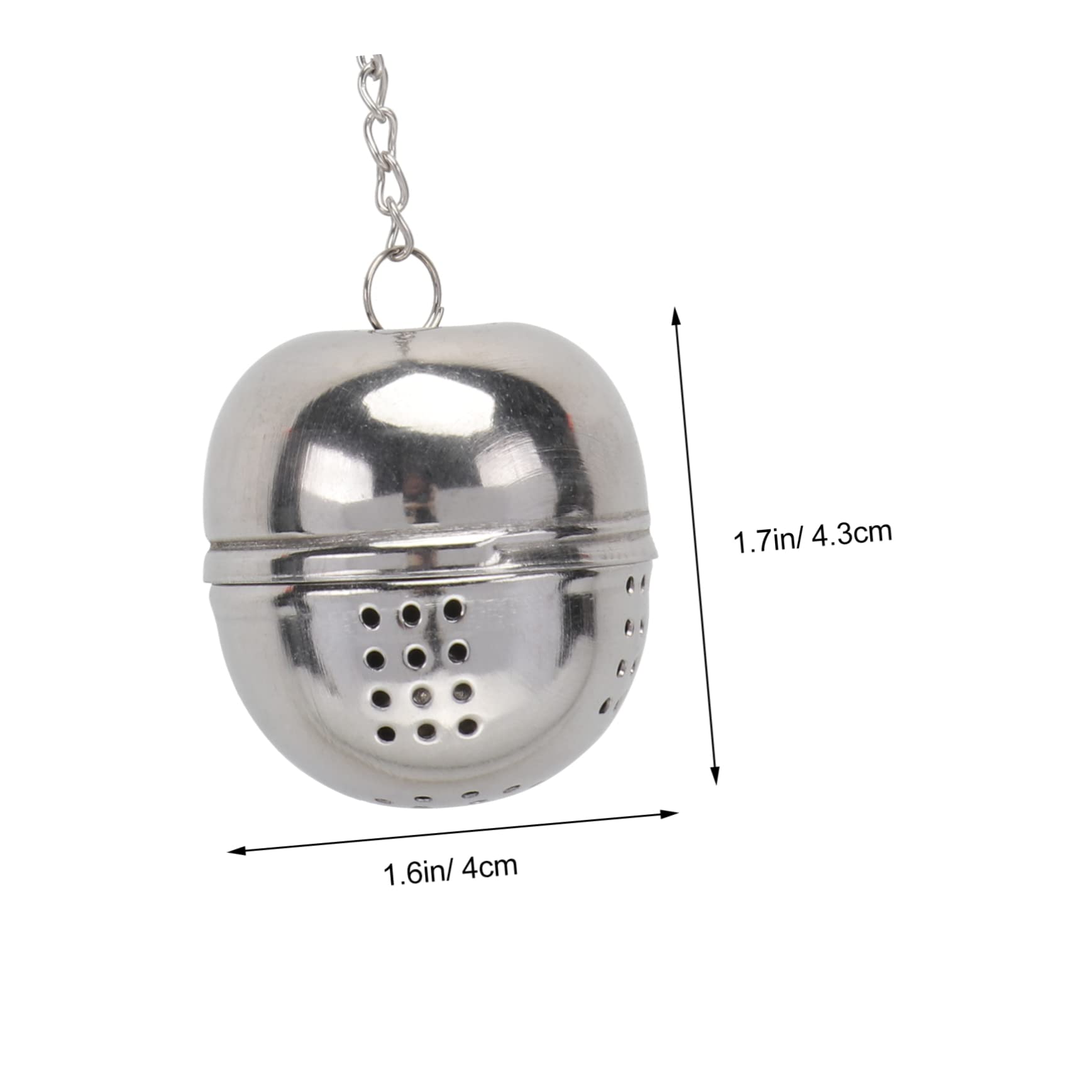 Alipis 5pcs Stainless Steel Tea Strainer Ball Seasoning Box Tea Filter Home Infuser Easy to Use Fine Mesh Creative Shape