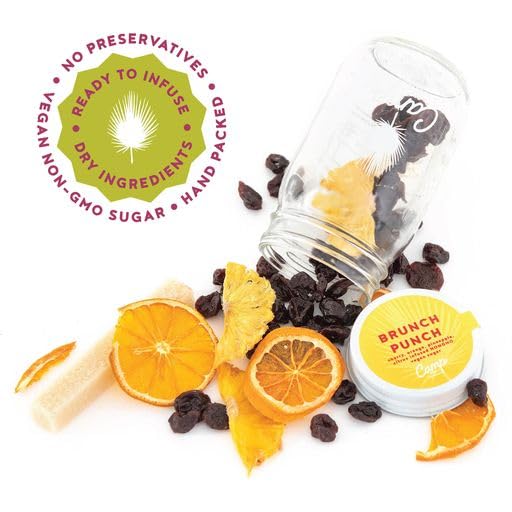 Miniatura 4 de Camp Craft - Mezcla de cóctel - Brunch Punch  Kit de infusión de mezcla de bebidas premium con frutas deshidratadas, hierbas y azúcar vegano