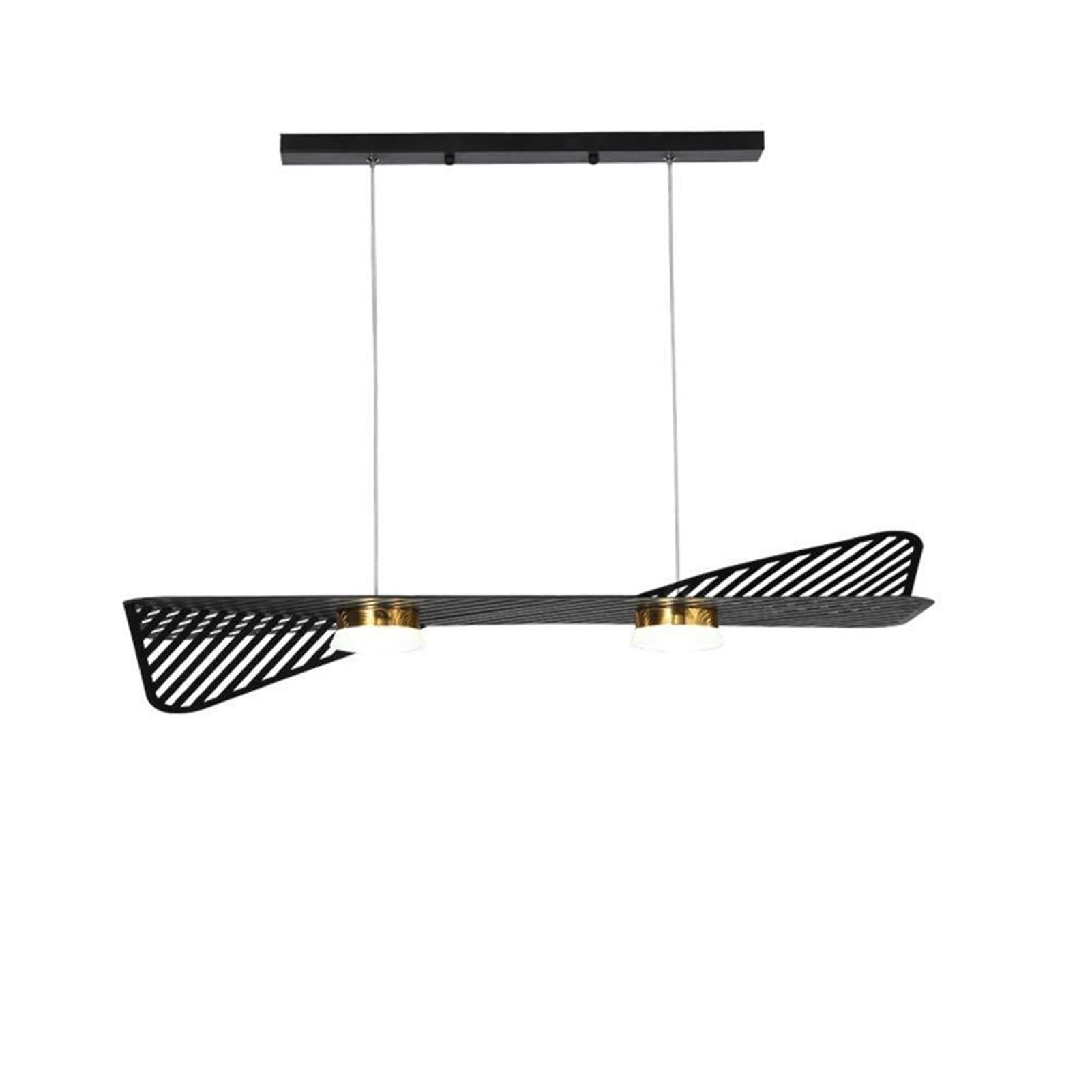 HUAYUSEDF Modern Minimal Mesh Wrought Iron Pendant Lamp Chandelier Hanging Lighting Ceiling Fixture Flush Mount for Restaurant Living Room