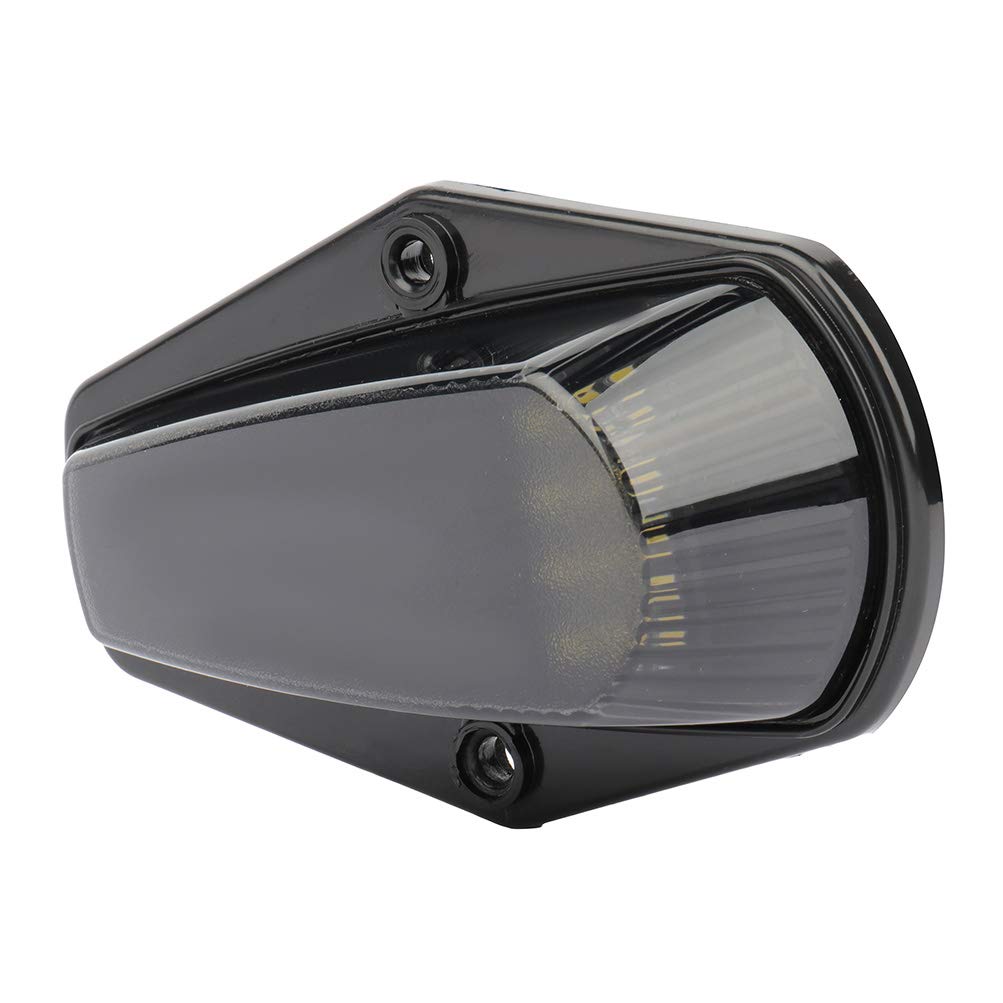 cciyu 5pcs Roof Running Light Cab Marker Light Black/White LED with Base Housing For Ford For F- 150 For F- 250 For F- 350 1980-1997 Super Duty Pickup Trucks