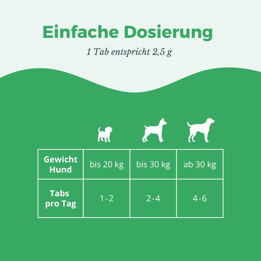 Comfort Hunde Tabs – Natürliches Beruhigungsmittel mit Tryptophan, Magnesium & B Vitaminen – Ideal bei Stress, Angst & Silvester – Für entspannte Hunde in jeder Situation | 120 Tabs