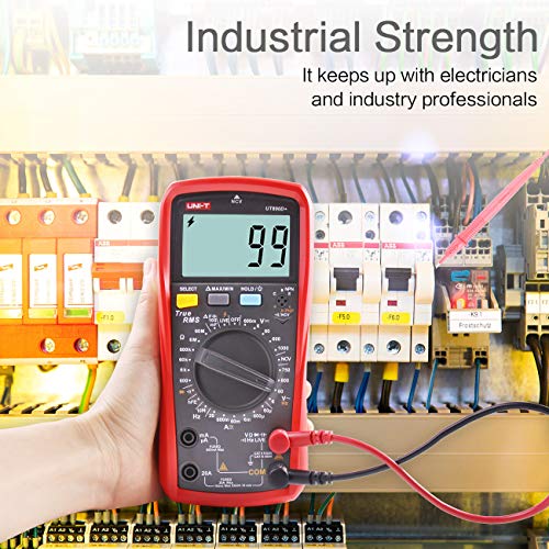 Multimeter UNI-T UT890D+ Effektivwert Voltmeter Amperemeter Ohmmeter AC/DC-Zählerstrom...