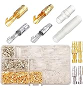 50 Set Motorrad Rundstecker Rundsteckhülsen Kabelschuh Mit Isolierung Sets 4mm R - Foto 12