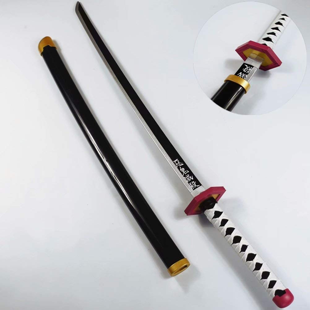 模造刀 日本刀 コスプレ 日本アンティーク コスプレ 日本文化 骨董品 鬼滅 鬼滅の刃日輪刀 黒死牟 上弦の壱 コスプレ道具 模造刀 日本刀