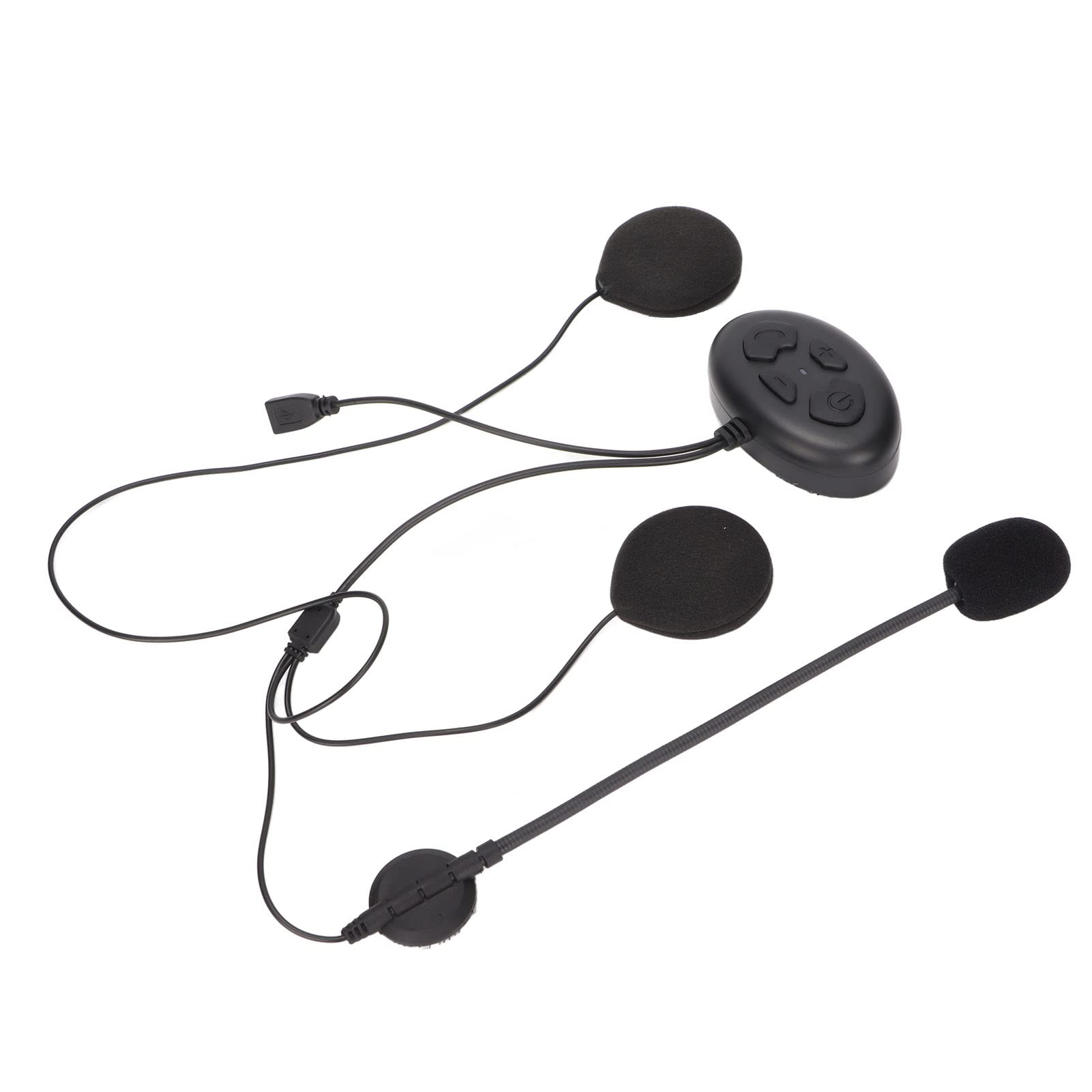 Auricolare Bluetooth per Moto DK12, Auricolare Wireless Impermeabile IP65 con Musica Stereo in Vivavoce per Dispositivi Intelligenti