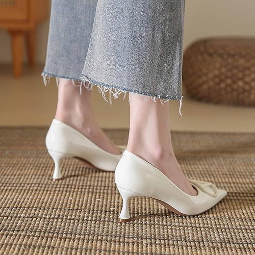 Women's Closed Pointed Toe Pumps Stiletto High Heels Slip-on Women Shoes Comfortable Business Wedding Party Dress Office Clubbing Work Courts4
