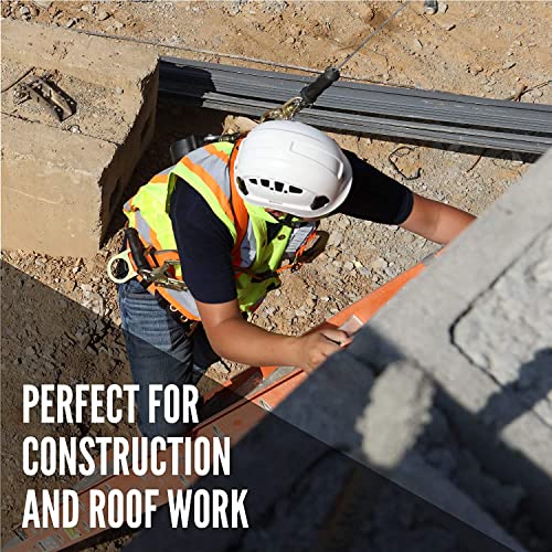 Malta Dynamics Safety Harness Fall Protection Kit, 5 Piece Bundle, Tongue Buckle Legs Full Body Harness (L-Xl), 18" D-Ring Extender, Tool Lanyard, Cross Arm Strap, & Tool Bag - Osha And Ansi Compliant #TOP1