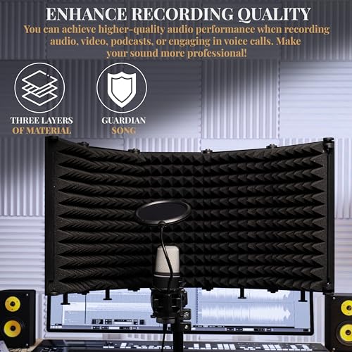 Keynoiz Studio Recording Microphone Isolation Shield thumb #5