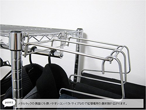 Amazon｜スチールラック用パーツ ハンガーラック 18-8ステンレス製