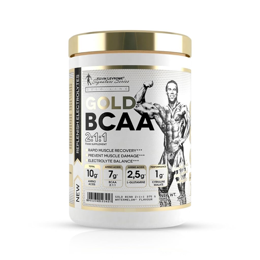 Kevin Levrone GOLD BCAA 2:1:1 | Blackberry Pineapple | BCAAs + L-Glutamine & Citrulline Malate for muscle recovery & endurance | Boost your Endurance, Speed up Recovery | Essential Vitamins | 30 SERV
