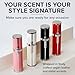 Travalo Milano Perfume Atomizer - Leak-Proof and TSA Approved for Air Travel - Reusable, Airtight, Easy Fill Mini Pump Sprayer - Lightweight Vegan Leather w/Polished Metal Outer Shell - Perfect Pink