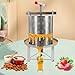 Surneis Mesh Honey Press Machine, Stainless Steel Household Honey Press Extractor Manual Honey Press Machine Tool with Nylon Filters Fruit Wine Press for Households, Restaurants, Farms