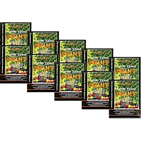 AlcoTec HUGBERT Fruit Turbo Enzym, Alkohol Gärhefe, Hefe, Brennhefe, Destillation Cover