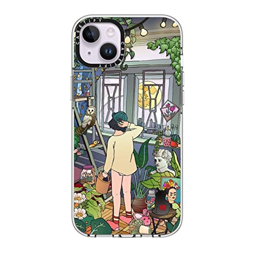 Coque transparente iPhone 14 Plus anti-jaunissement Casetify Magsafe